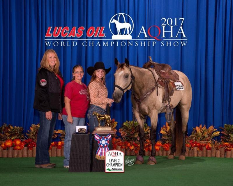 Taylor Zbytek and Hanks Flyin Hope Win 2017 AQHA World Championship Level 2 Senior Horse Division