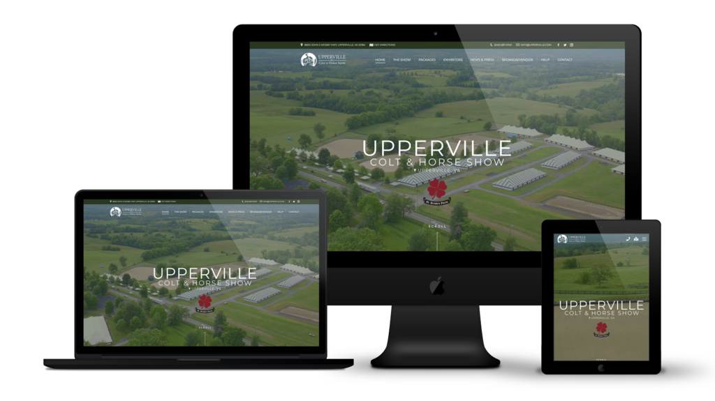 Upperville Colt & Horse Show Announces New and Improved Website and Social Media Presence (Graphic: NewStyle Digital)