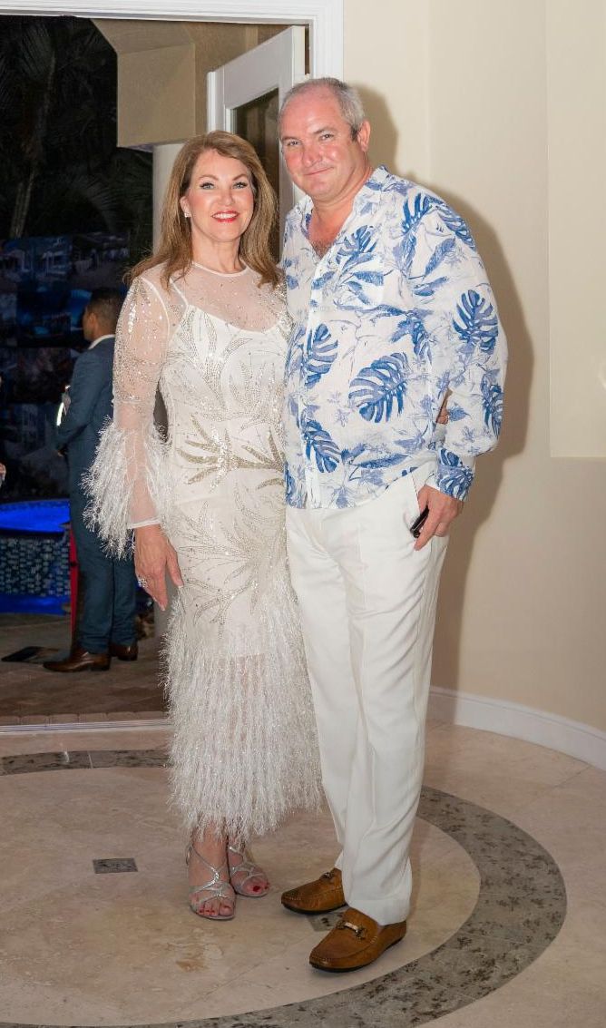 Celebrity Cruises® Polo Team Captain Tareq Salahi with wife Lisa Spoden hosted the polo kick-off event at their home on March 5. © Dariyal Photography