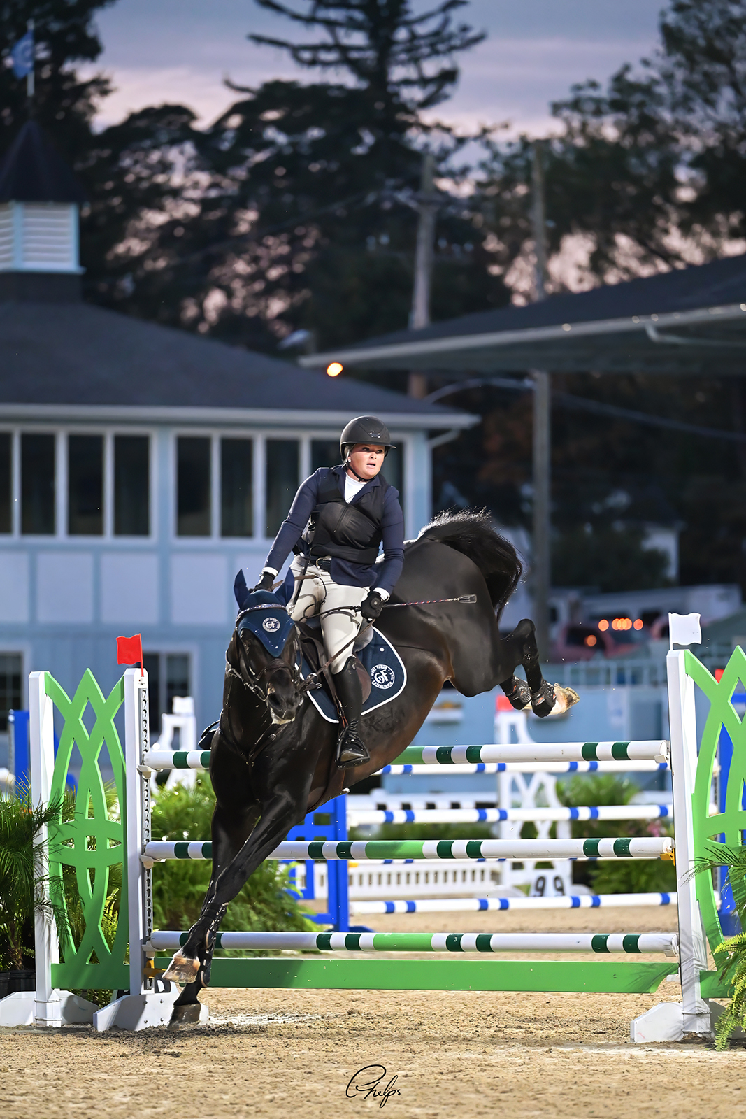 Morgan Ward-Knowlton and Qornet VD Bisschop Claim $5,000 Welcome Jumper Stake Victory at Devon